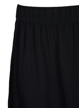 Loose viscose skirt, Black, Packshot image number 2