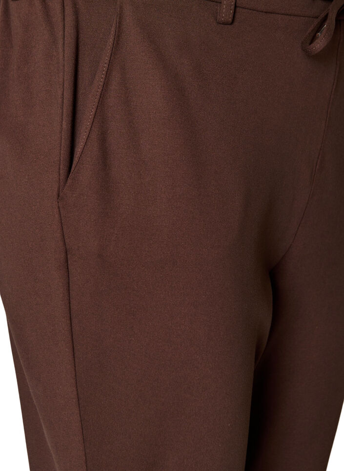 Cropped Maddison trousers, Brown, Packshot image number 2
