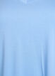 Single colour oversized t-shirt with v-neck, Light Blue, Packshot image number 2