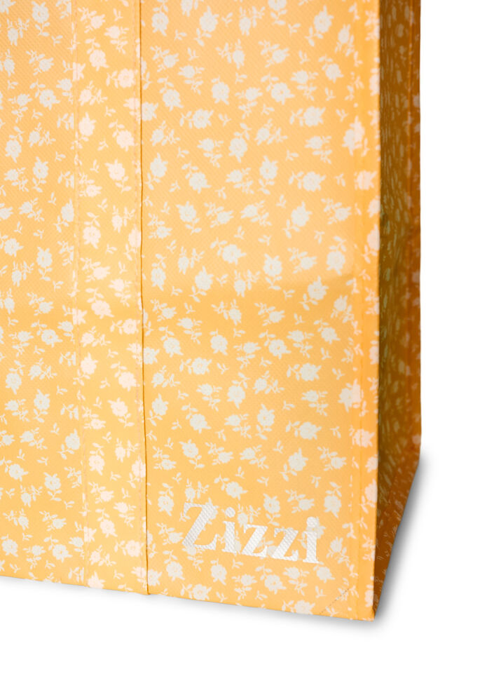 Shopping bag with zipper, Orange, Packshot image number 2