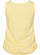 Tank top in organic cotton with V-neck and buttons, Yellow, Packshot image number 1