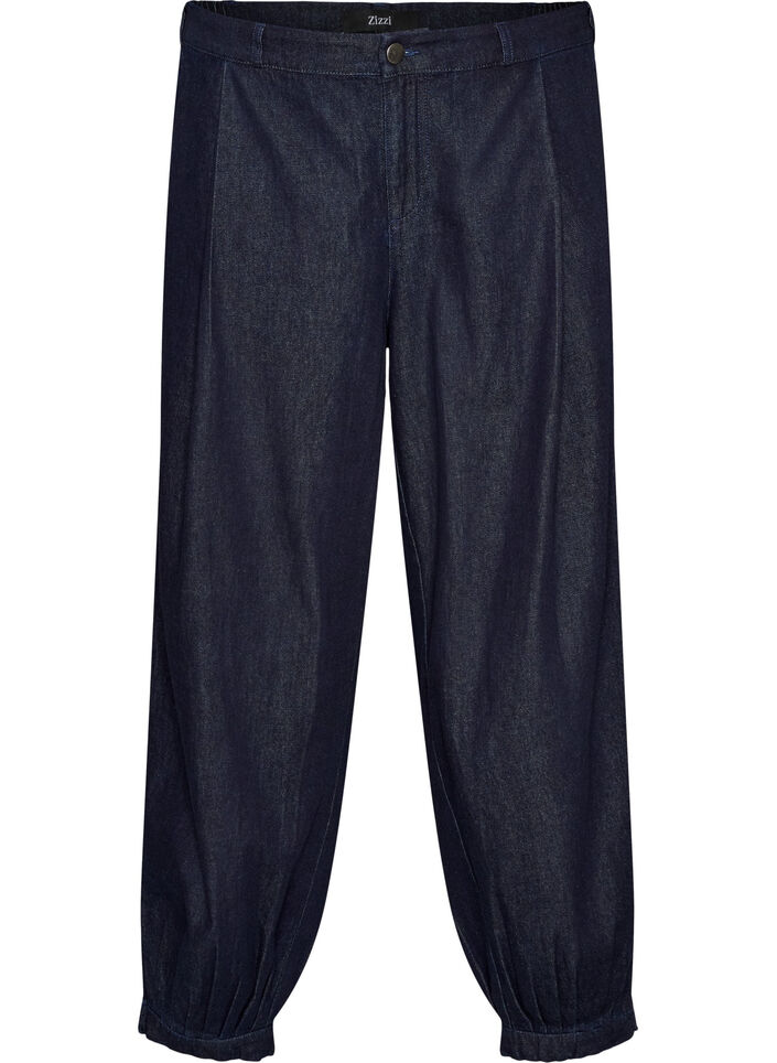 High waist balloon jeans, Blue, Packshot image number 0