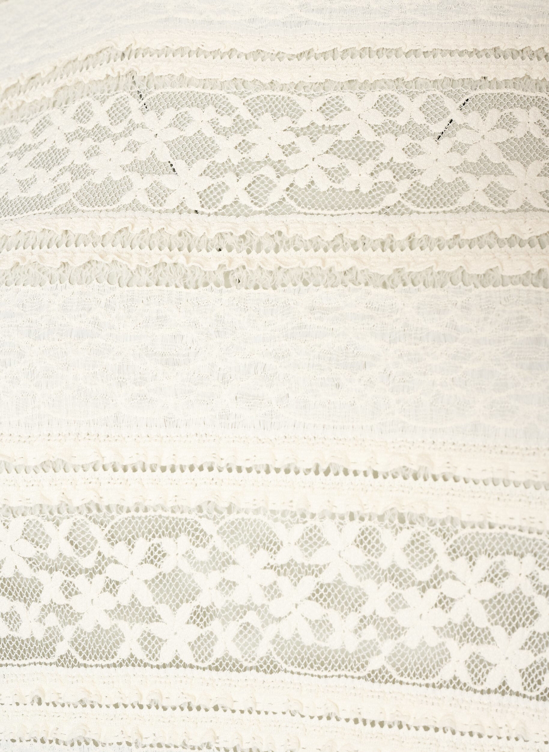 ZizzifashionLace blouse with long sleeves, Vanilla, Packshot image number 2