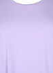 Short sleeved cotton blend t-shirt, Purple, Packshot image number 2