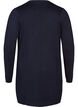 Long knitted cardigan in a viscose blend, Blue, Packshot image number 1