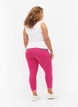 Basic 3/4 leggings in viscose, Pink, Model image number 2
