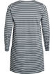 Striped nightdress in organic cotton, Green, Packshot image number 1