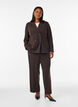 Double-breasted blazer with a loose fit, Brown, Model image number 1