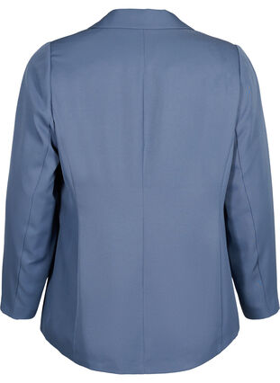 FLASH - Simple blazer with button, Vintage Indigo, Packshot image number 1