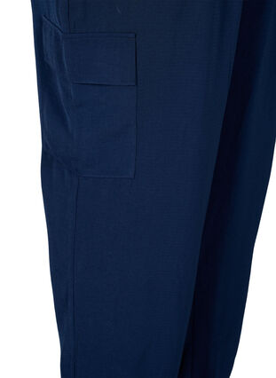 Trousers with cargo pockets, Navy Blazer, Packshot image number 3