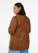 Faux suede blazer, Brown, Model image number 2