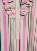 3/4 sleeve blouse in cotton with stripes, Vanilla, Packshot image number 2