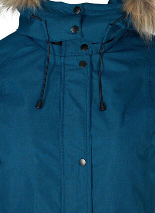 Waterproof winter jacket with a hood, Poseidon, Packshot image number 2
