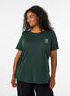 T-shirt with motif, Green, Model image number 0