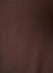 Viscose blouse with V-neck and balloon silhouette, Brown, Packshot image number 2