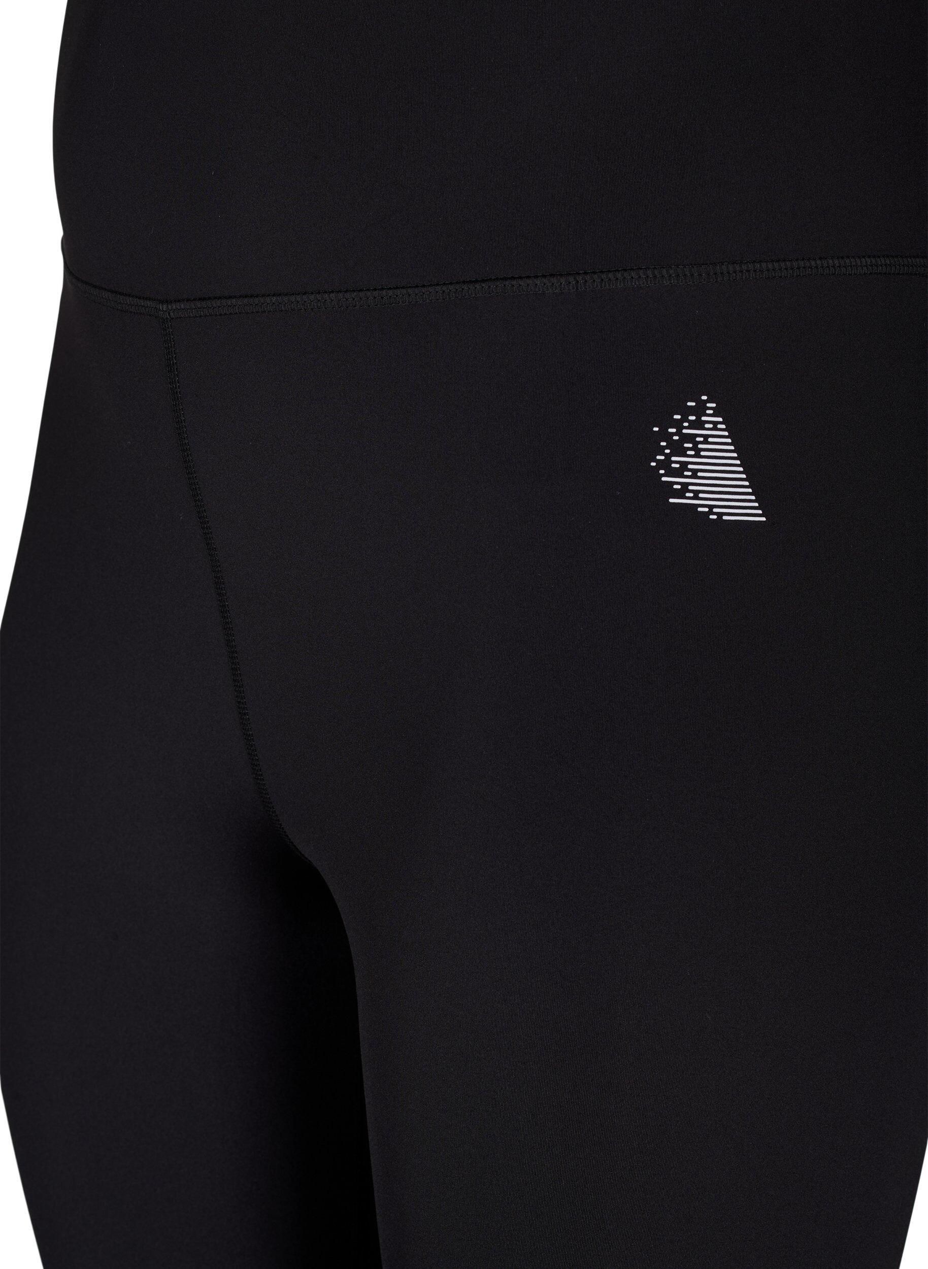 Zizzifashion CORE, SUPER TENSION TIGHTS - 3/4 training tights with pocket, Black, Packshot image number 2
