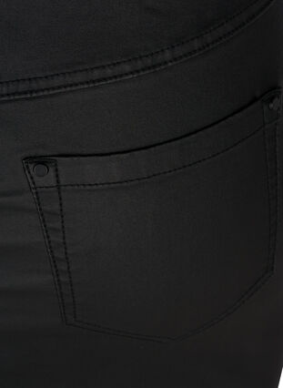 Coated skirt, Black, Packshot image number 3