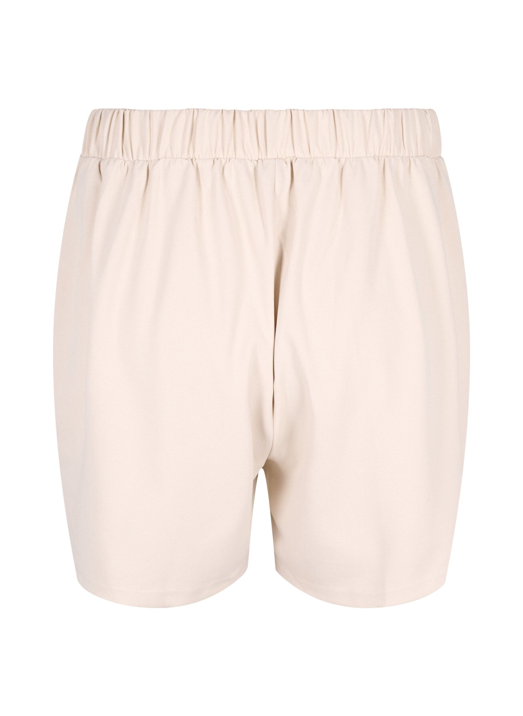 Zizzifashion FLASH - Loose shorts with pockets, Beige, Packshot image number 1
