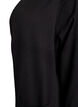 Long, open cardigan with pockets, Black, Packshot image number 2