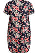 Short-sleeved, printed cotton dress, Blue, Packshot image number 1