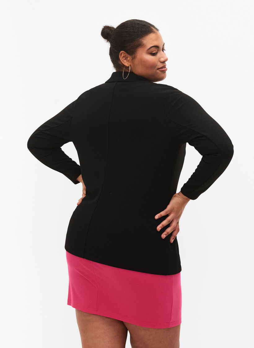 Blazer with pockets, Black, Model image number 1