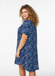 Dress with print and short sleeves, Blue, Model image number 2
