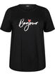 T-shirt with motif, Black, Packshot image number 0