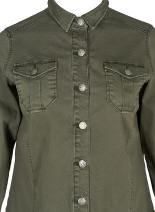Short cotton jacket, Army Green, Packshot image number 2