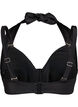 Bikini top with underwire and halterneck, Black, Packshot image number 1