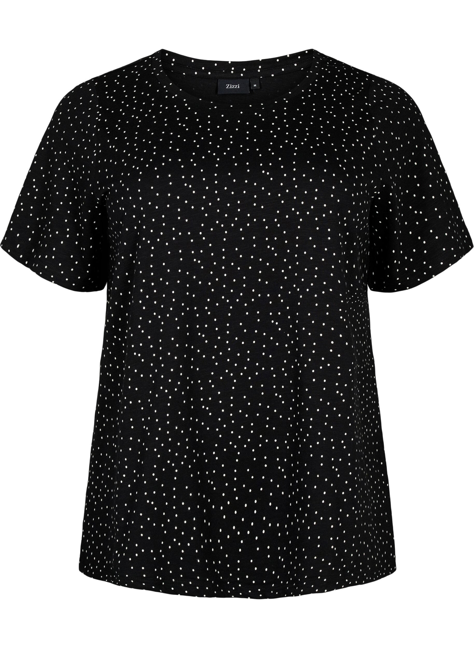 Organic cotton T-shirt with dots	