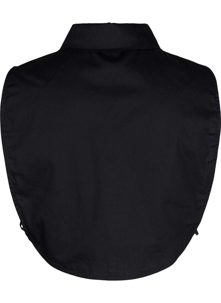 Collar with lace ribbon, Black, Packshot image number 1