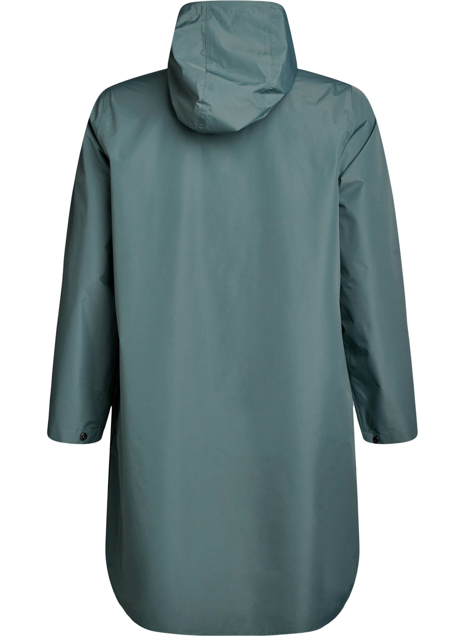 Zizzifashion Rain jacket with pockets and a hood, Green, Packshot image number 1