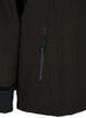 Short softshell jacket with detachable hood, Black, Packshot image number 3