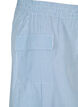 Short cotton skirt with elasticated waistband, Blue, Packshot image number 2