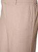Tailored trousers with a high waist and straight fit, Beige, Packshot image number 2