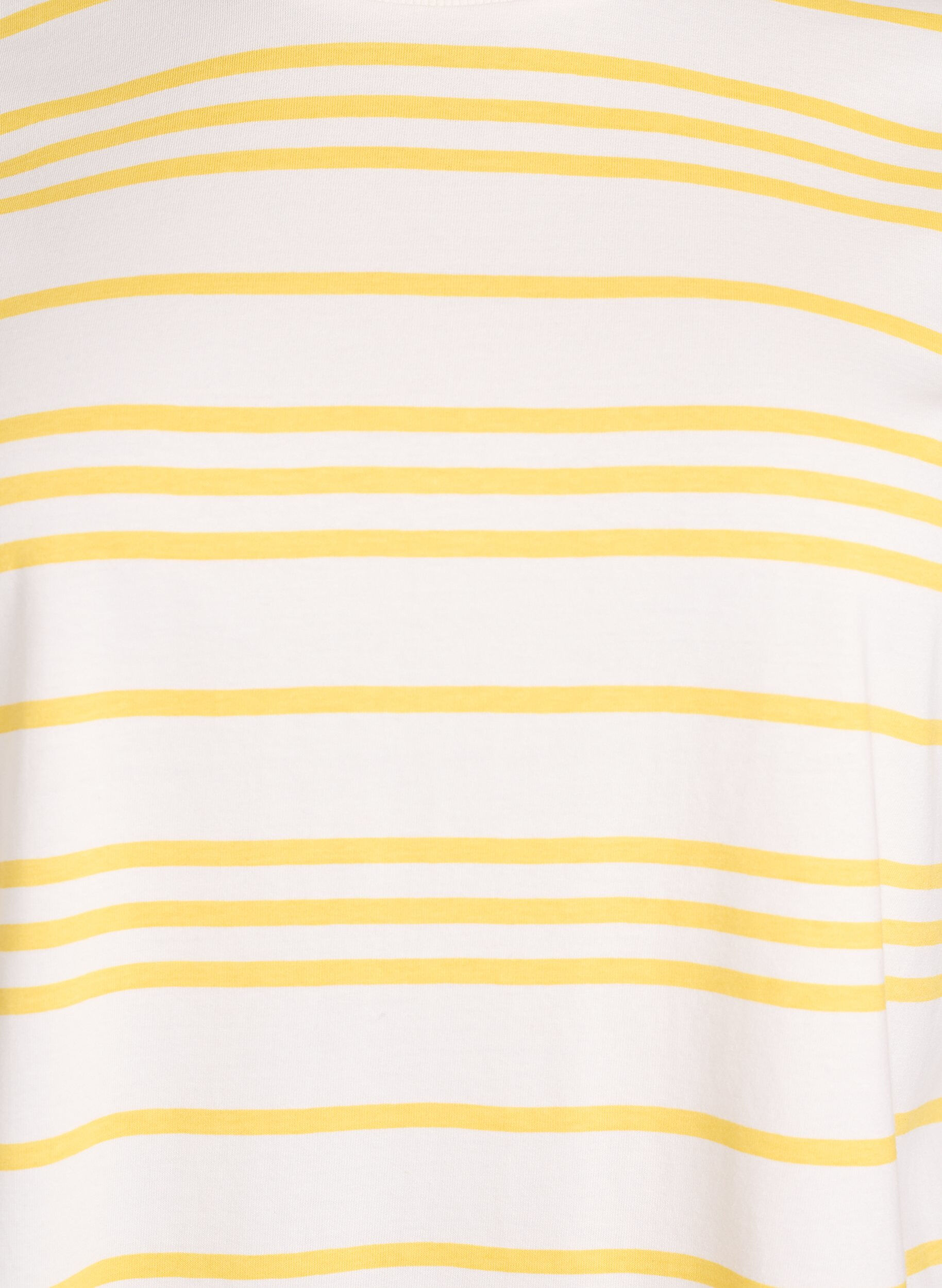 Zizzifashion Striped cotton t-shirt, Yellow, Packshot image number 2
