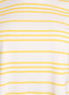 Striped cotton t-shirt, Yellow, Packshot image number 2