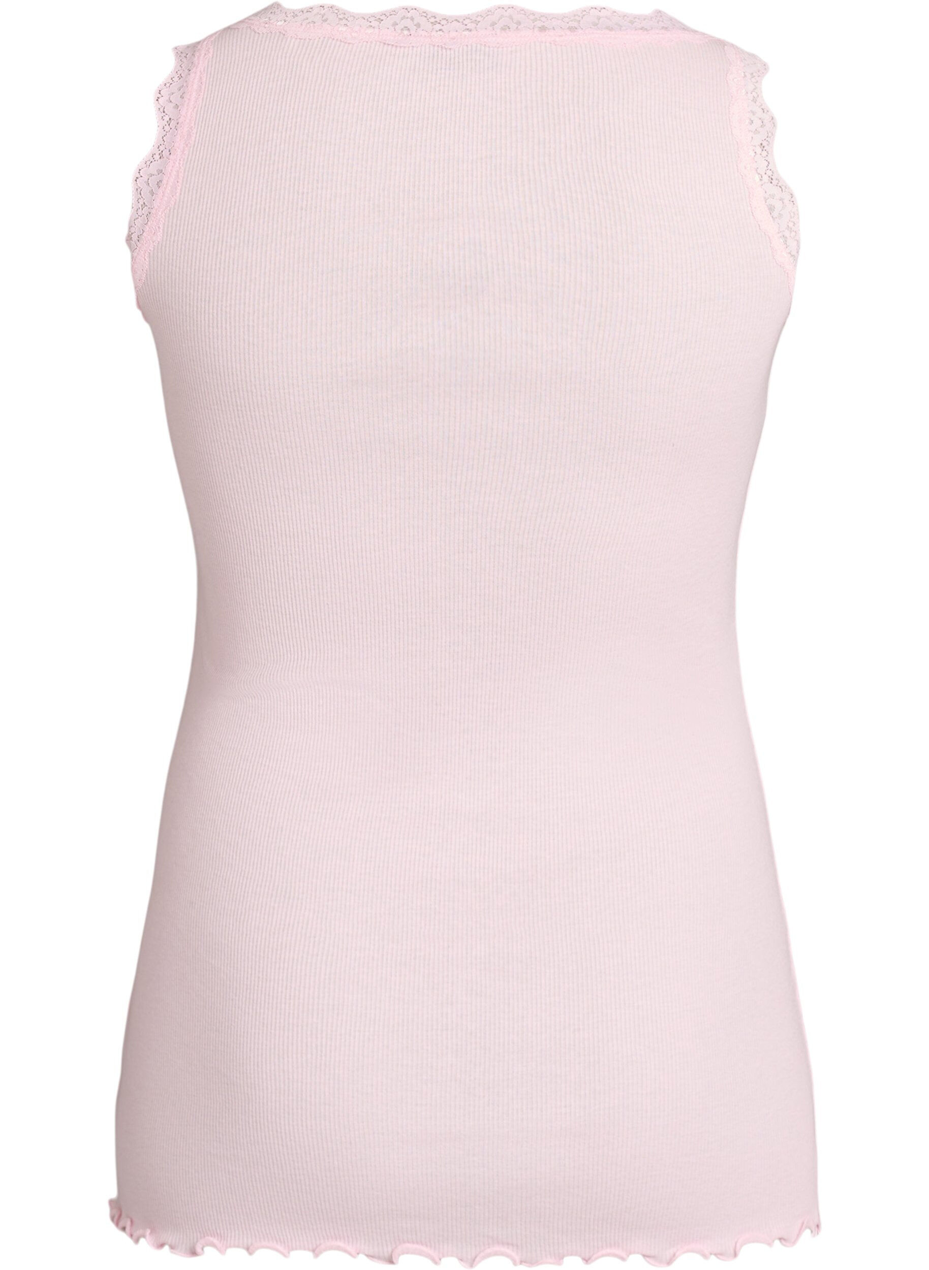 Zizzifashion Top with lace trim, Rose, Packshot image number 1