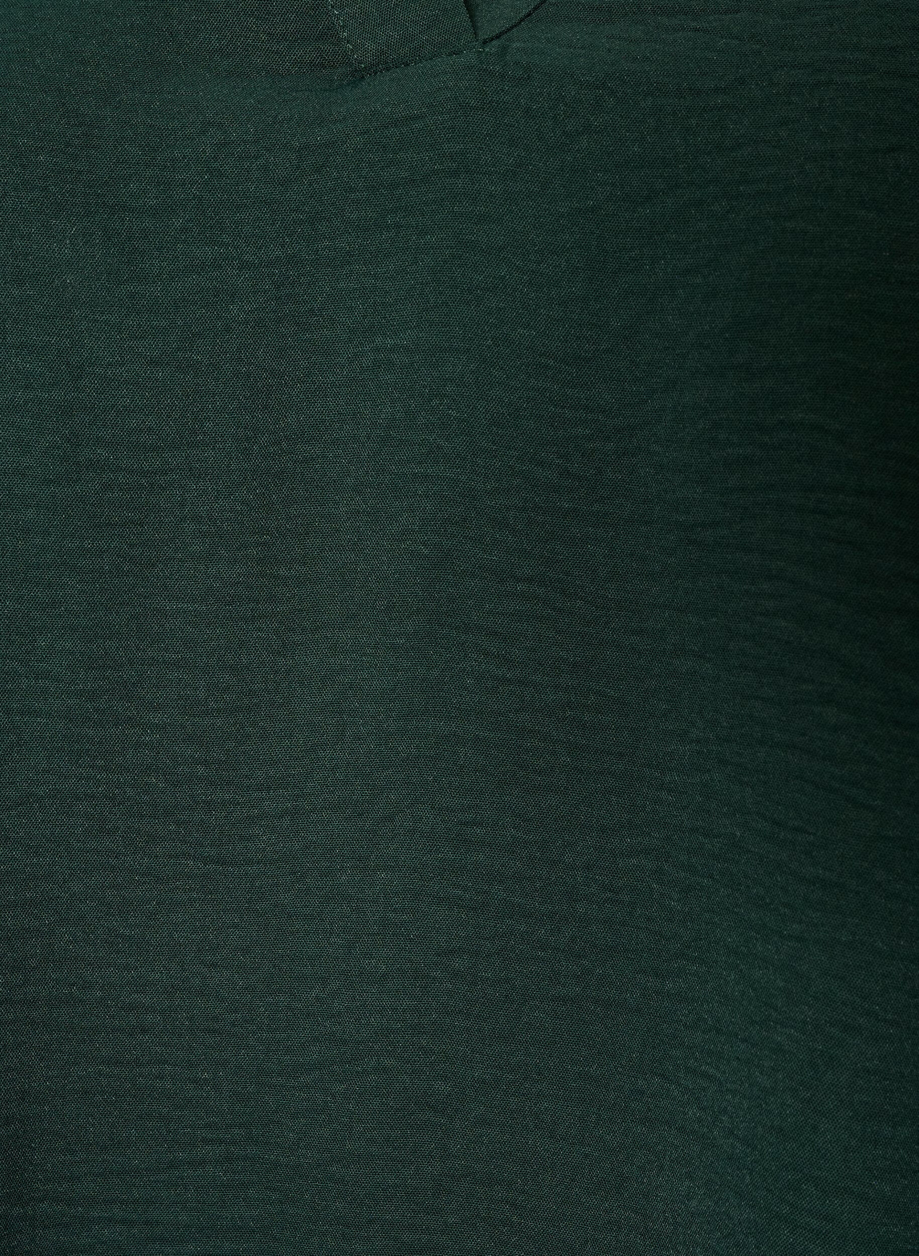 ZizzifashionBlouse with smock cuffs and V-neck, Green, Packshot image number 2