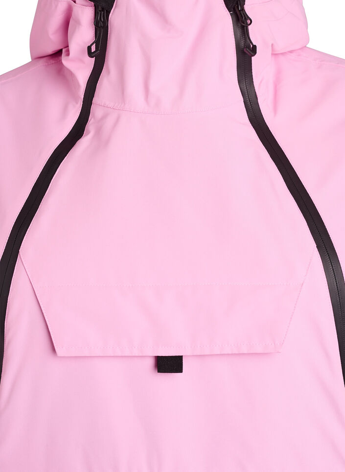 Functional ski anorak with hood, Pink, Packshot image number 2