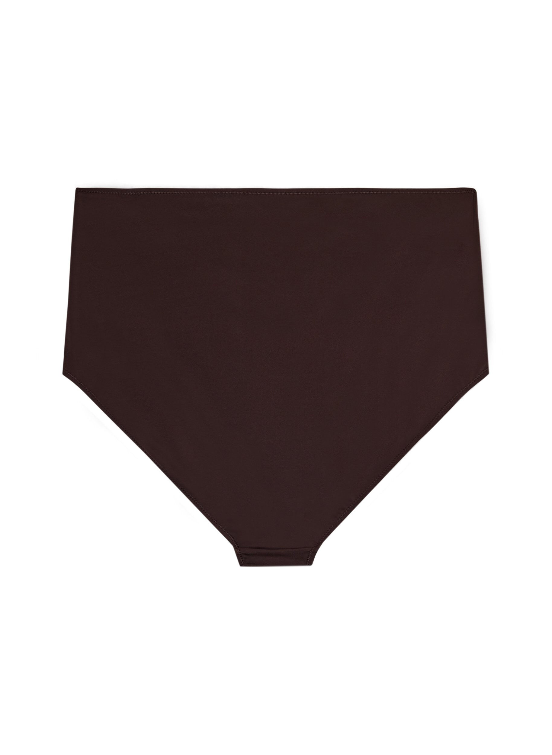 ZizzifashionHigh waisted bikini bottom, Brown, Packshot image number 1