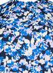 FLASH - Long sleeve dress with floral print, Blue Purple Flower, Packshot image number 2