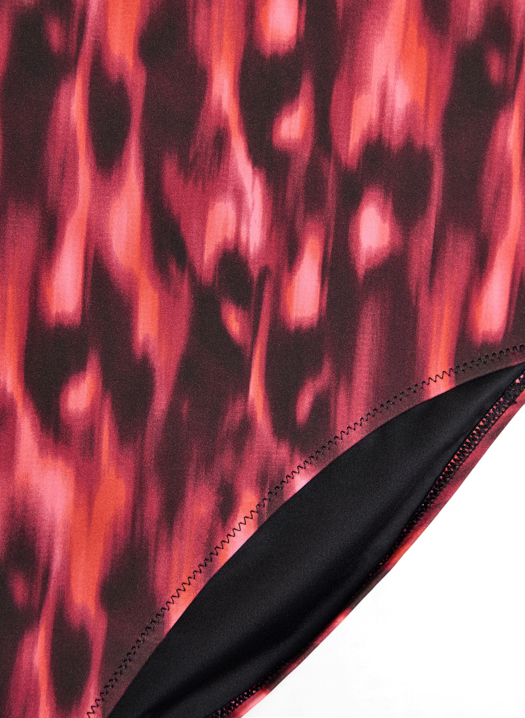 Zizzifashion Bikini briefs with print and high waist, Red, Packshot image number 2