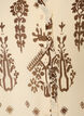 Dress with ornament print and ruffle collar, Beige, Packshot image number 2