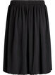 Mid-length balloon skirt with an elastic waistband, Black, Packshot image number 1