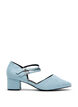 Pumps with double straps, Light Blue, Packshot image number 0