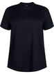 Basic cotton T-shirt with round neck, Black, Packshot image number 0