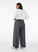 Tailored trousers with creases and a tie-belt, Dark Grey, Model image number 1