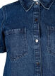 Long denim shirt with short sleeves, Blue Denim, Packshot image number 2