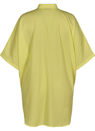 Short-sleeved oversize shirt, Sunny Lime, Packshot image number 1